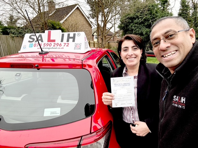 Salih Driving School learner